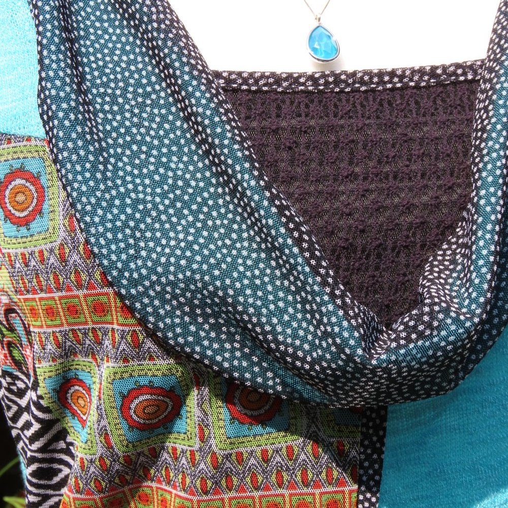 Zoe Patchwork Tunic Top - image 6